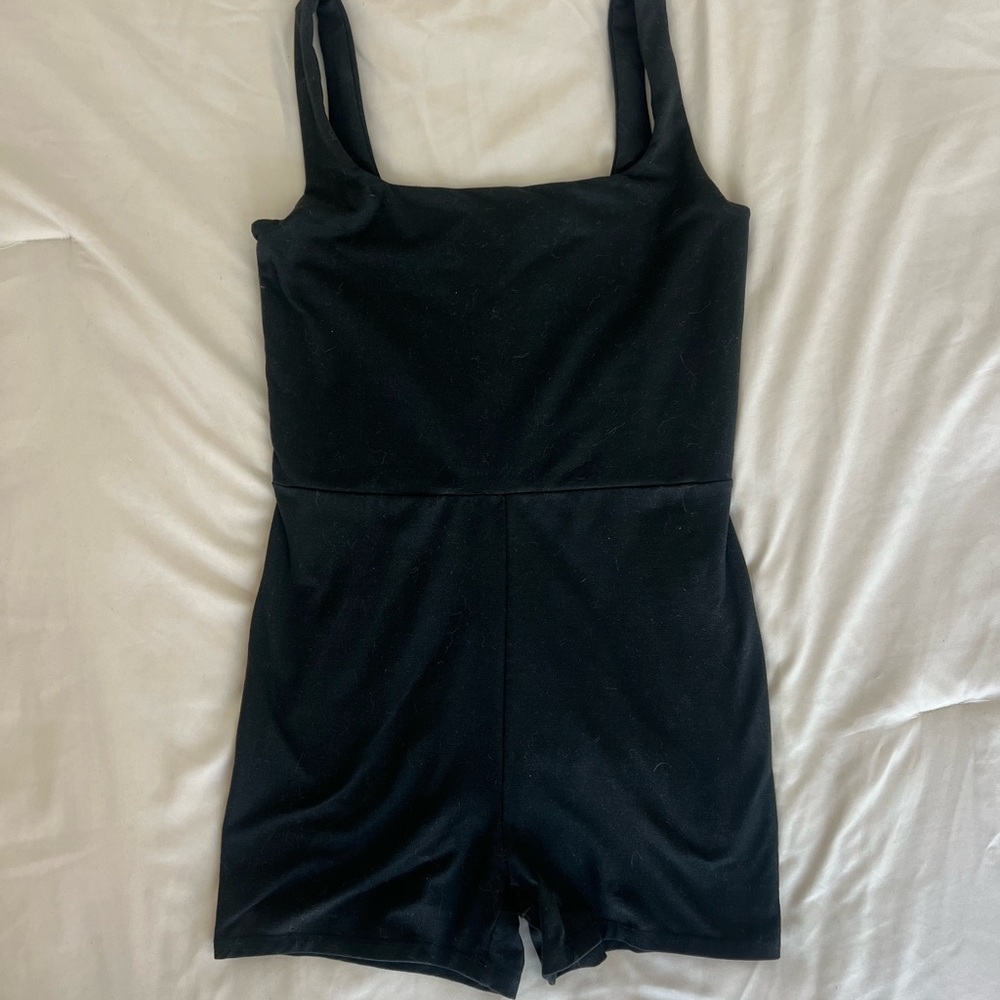Reformation Black Bodysuit One Piece
